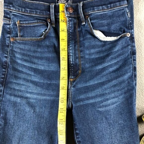 Abercrombie & Fitch Ultra High Rise Super Skinny Dark Wash Jeans - Picture 10 of 10